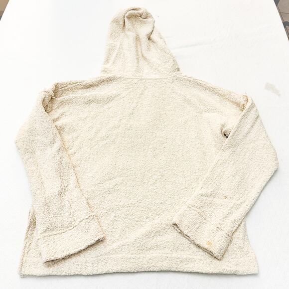 Rag & Bone Cream Ecru Pullover Hooded Sweater Alice Size Small - Picture 4 of 5
